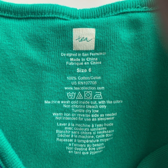 Tea Collection Peacock Dress. 6 GUC - Picture 2 of 3